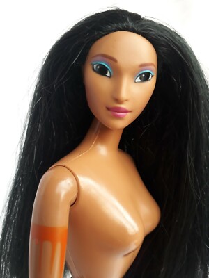 BARBIE POCAHONTAS DISNEY MATTEL Color Splash Pocahontas NACKT.