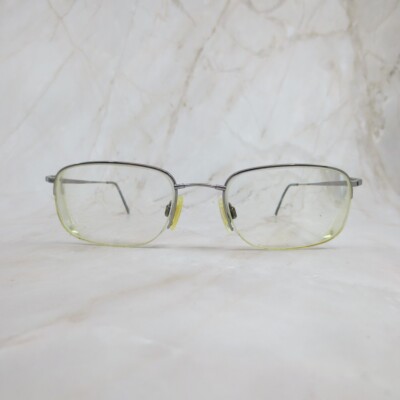 Flexon by Marchon Eyeglasses Frame 606 Men's Light Gunmetal Half Rim 52-19-140