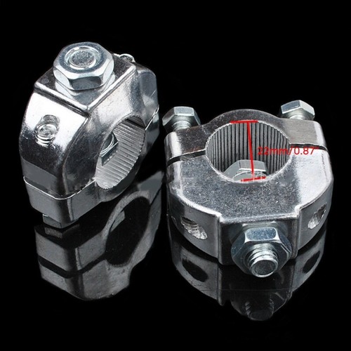 Motorcycle Handlebar Riser Bar Mount Handle Clamp Universal 22mm 7/8" Motocross - Picture 5 of 5