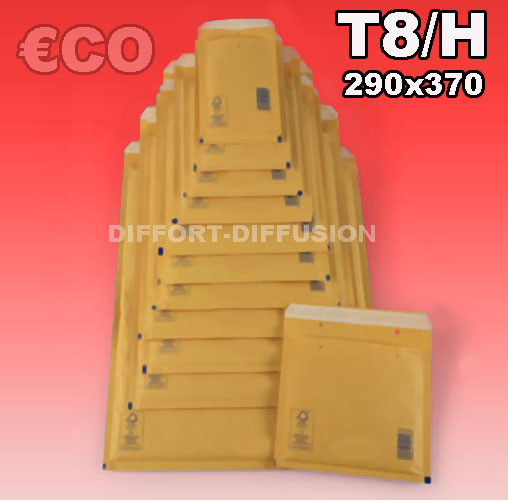 Enveloppes kraft à bulles ECO 270x360 mm pour expédier livres et cadres