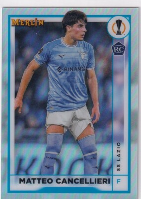 Topps Merlin Chrome CL 22/23 No. 132 Matteo Cancellieri Rookie Silver Refractor