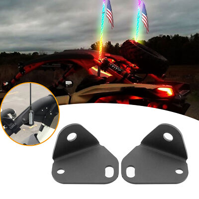 For Can Am Maverick X3 2017-2026 Rear B-Pillar Light Mount Whip Flag Brackets
