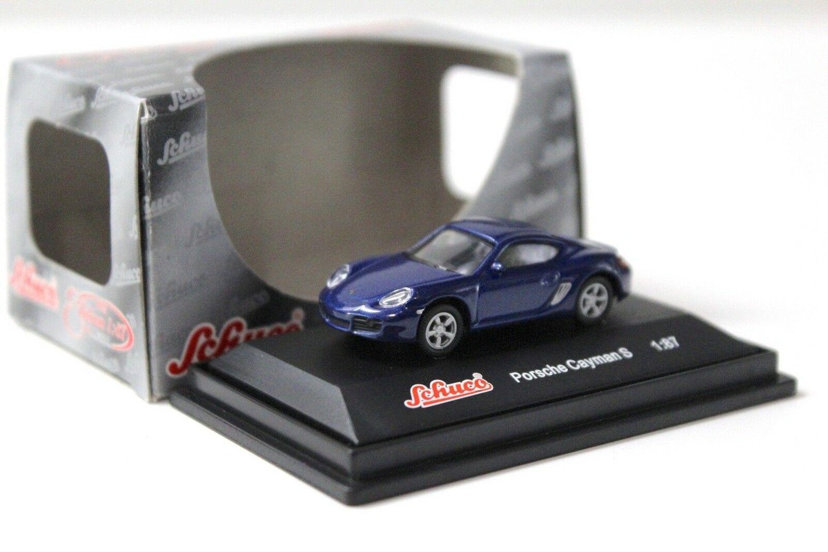 1:87 Schuco Porsche Cayman S blue | eBay