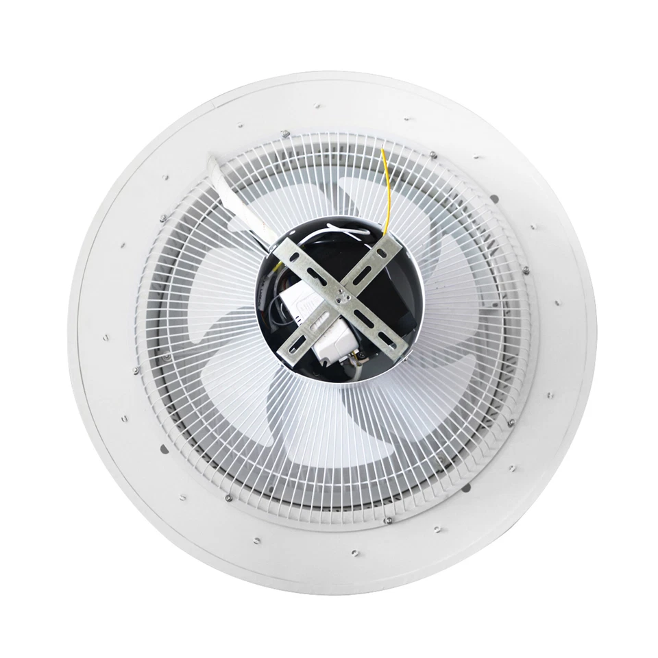 Invisible Ceiling Fan Light Dimmbale Round LED Chandelier 5 Blades with Remote - Image 3 of 4