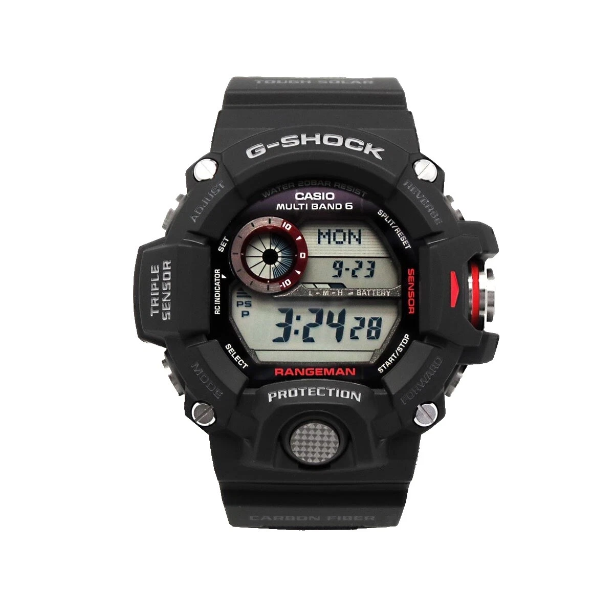 卡西欧不锈钢表壳 G-SHOCK RANGEMAN 腕表