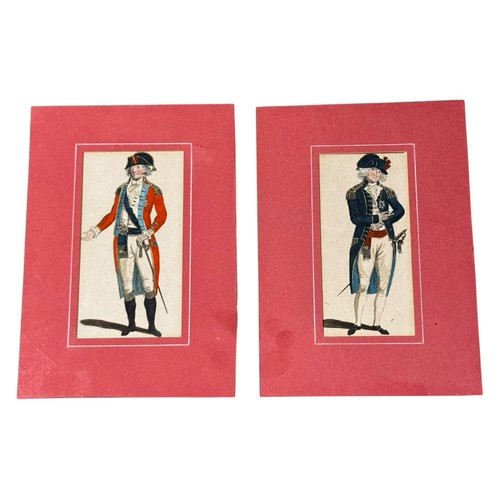 18th c. French Swiss & German Officer Engravings Diesbach Royal-Deux-Ponts 1770