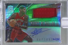 2015-16 Panini Replay Buyback 21/54 Amir Johnson #13SPMM-18 Auto z1b
