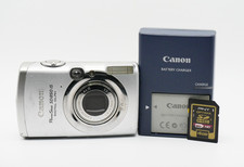 Canon PowerShot SD850 IS Digital Camera Silver + Battery, Charger, Memory Card.