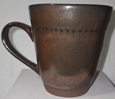 Sango ''Cyprus Sienna''  4675 Rustic Brown 10 oz Coffee/Tea Mug