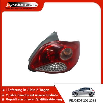   RECHTE HINTEN LICHT   PEUGEOT 206 + 2009-2013 6351GV  