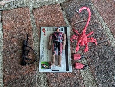 G.I. Joe Sand Scorpion v1 2004 Action Figure 100% Complete Hasbro Venom & Valor