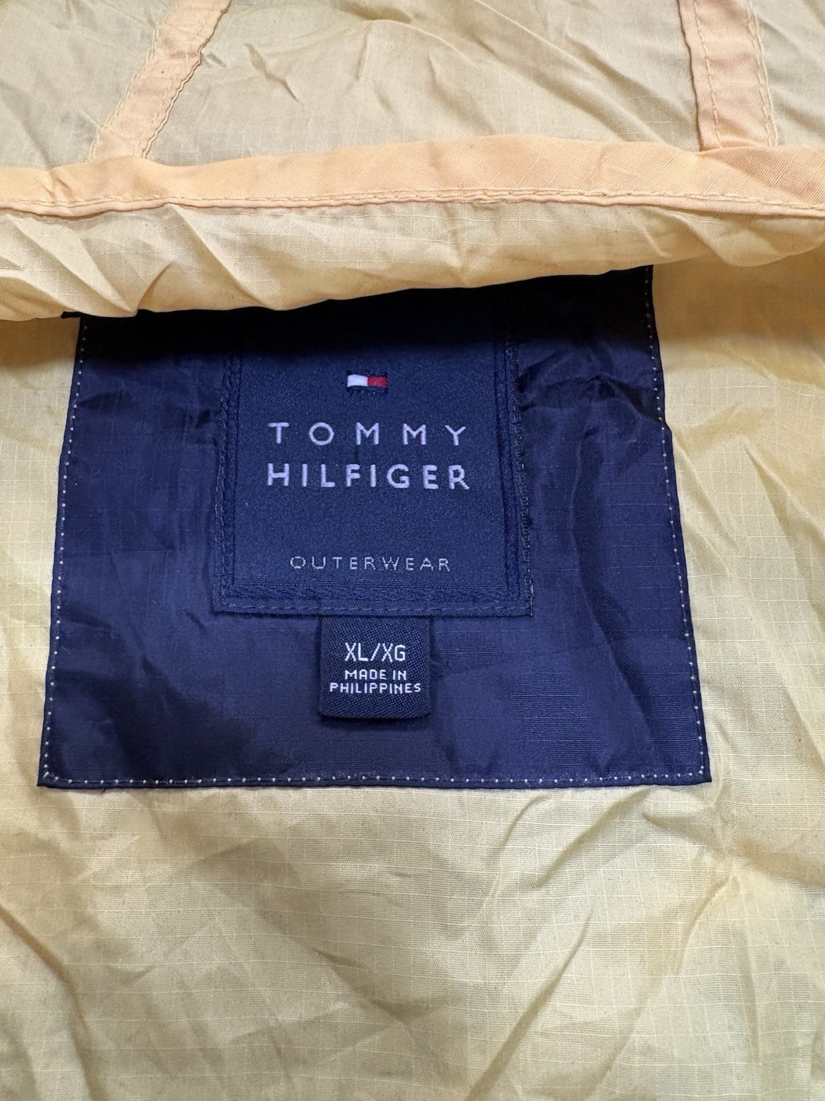 Genuine Tommy Hilfinger Mens Jacket Yellow Excellent Condition Size XL image 5