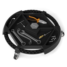 Mobile Automotive Tool Creeper w/3 Swivel Casters & 4 Compartments for Garage