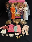 VTG Mattel Barbie Doll Case Lot 4 BARBIE DOLLS 70-80s 3 Doll Heads Clothing Shoe