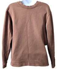 Lululemon French Terry Crew Sweatshirt S Men Oversized Long Sleeve Smoky Topaz