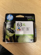 Genuine OEM HP 63XL Tri Color Ink Cartridge New Sealed - Exp APR 2025