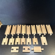 Wooden Train Tracks 19 Piece Lot Thomas  Friends Wooden Railway Compatible