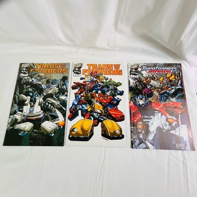 Transformers Generation Vol 1 #2 & 3 & Transformers Armada #1 Dreamwave Comics