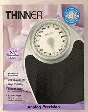 Conair Thinner 350 Lbs Capacity Person Body Weight Analog Precision Scale