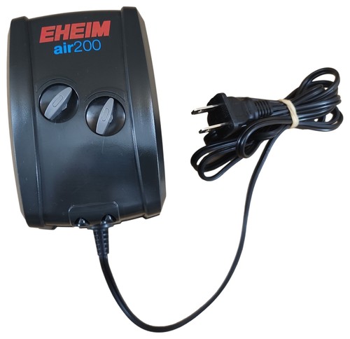 EHEIM 3702090 air200 Aquarium Air Pump Dual Outlet Adjustable 200 L/h 3.5W