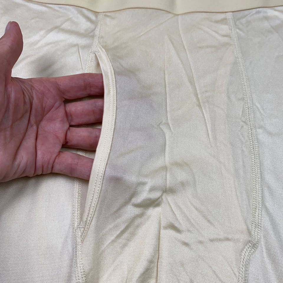 Pantalones largos Johns Lands' End capa base para hombre talla 2XL crudo 100 % seda salón nuevos con etiquetas Foto 2 de 4