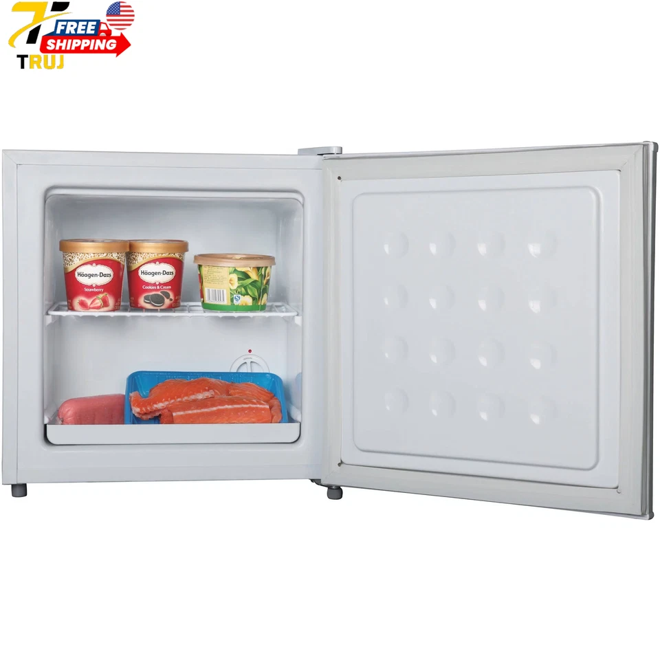 Congelador vertical blanco de 1,1 pies cúbicos AUFM011AEW Foto 4 de 4