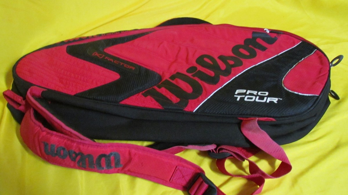 WILSON Pro Tour K Factor Tennis Racquet Bag Backpack Climate
