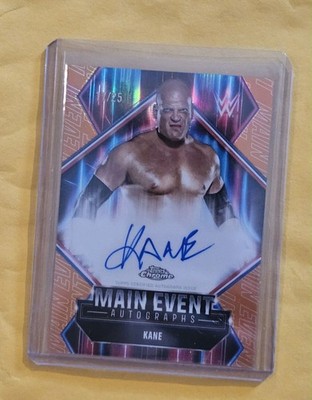 KANE #'d 17/25 Main Event Autograph 2026 Topps Chrome AUTO WWE