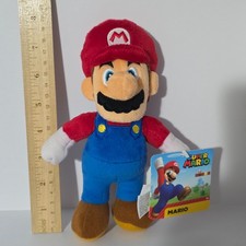 Nintendo Super Mario Plush Jakks Pacific 8 Stuffed Toy Figure New With Tags NWT