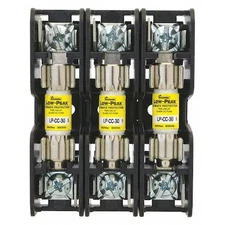 Eaton Bussmann Bcm603-3Pq Open Fuse Block, Cc Ul Class, 600V Ac/Dc Volt Rating,