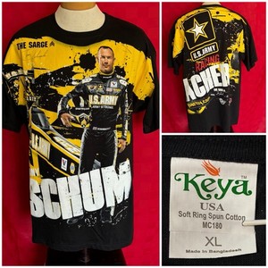 NEW Tony Schumacher The Sarge Shirt Size XL AOP Army Racing NHRA Drag NASCAR 