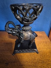 ELEPHANT PLANTER - 12 INCHES TALL BY 7 INCHES WIDE