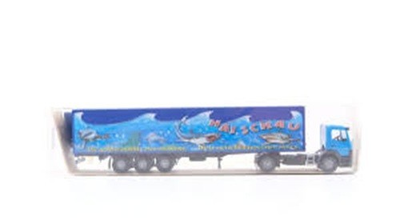 #ad FALLER EXCLUSIVE AUTOMODELLE HO 1024 MAN F 90 SHARK SHOW TRUCK amp; TRAILER 1:87 AU $25.00