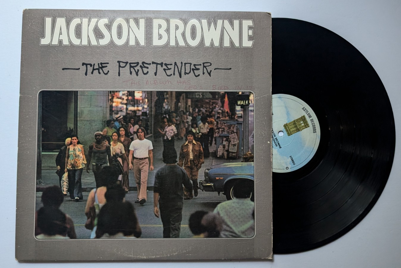 Jackson Browne The Pretender 1977 Asylum Record 6E-107 Vinyl Album VG