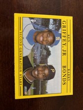 1991 Fleer Ken Griffey Jr Barry Bonds #710 Baseball Card