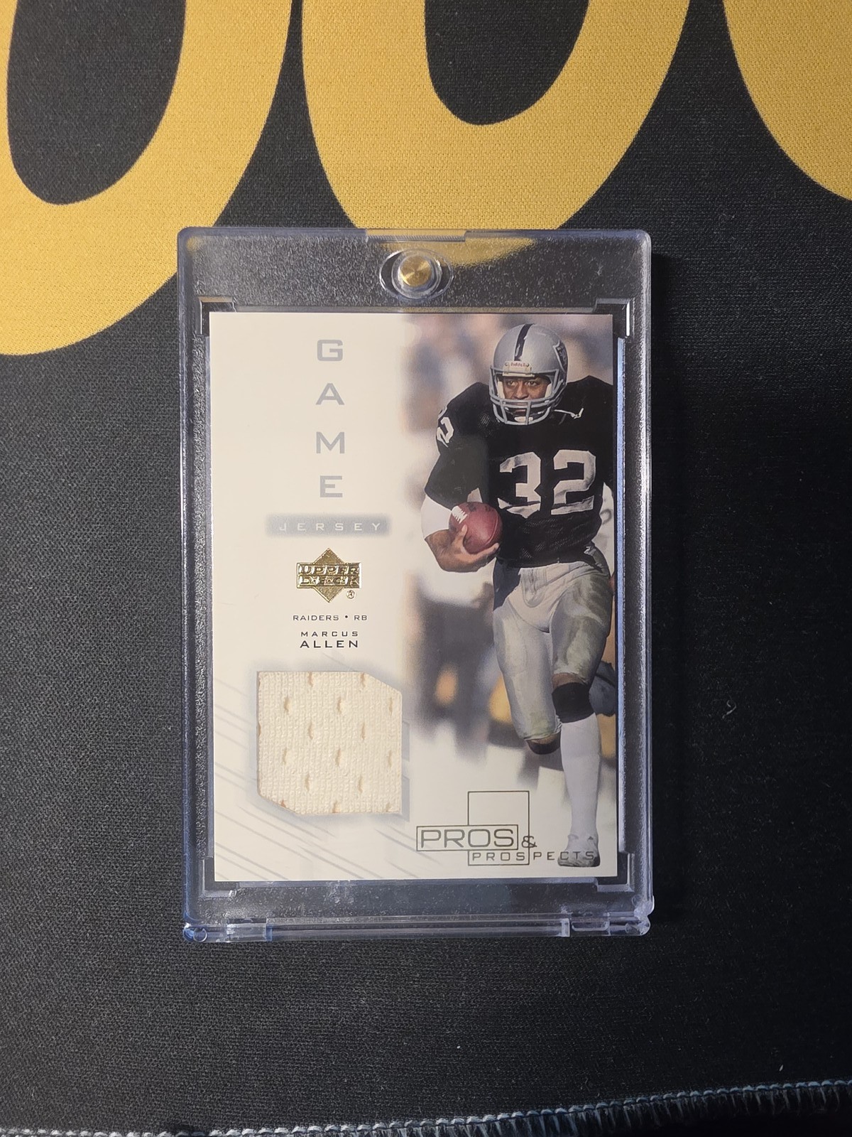 2001 Upper Deck Pros & Prospects #MA-J Marcus Allen Game Jerseys