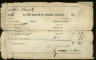 Civil War Tax Document Nelson County Va  1865  DA Witt Sheriff