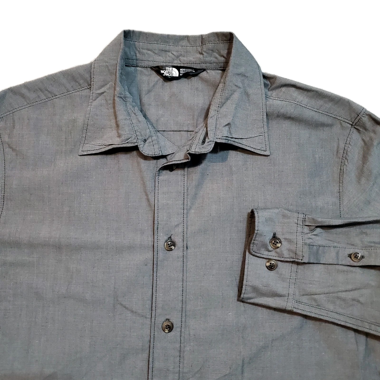 The North Face Gray Button Down Shirt