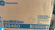 enMotion 89480 Brown Paper Towel Roll, 10'' X 800ft, Case of 6 Rolls New