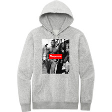 NEW RETRO KINGS THUPREME STRUT HEATHER GREY Hoodie SMALL-4XLARGE MADE IN USA