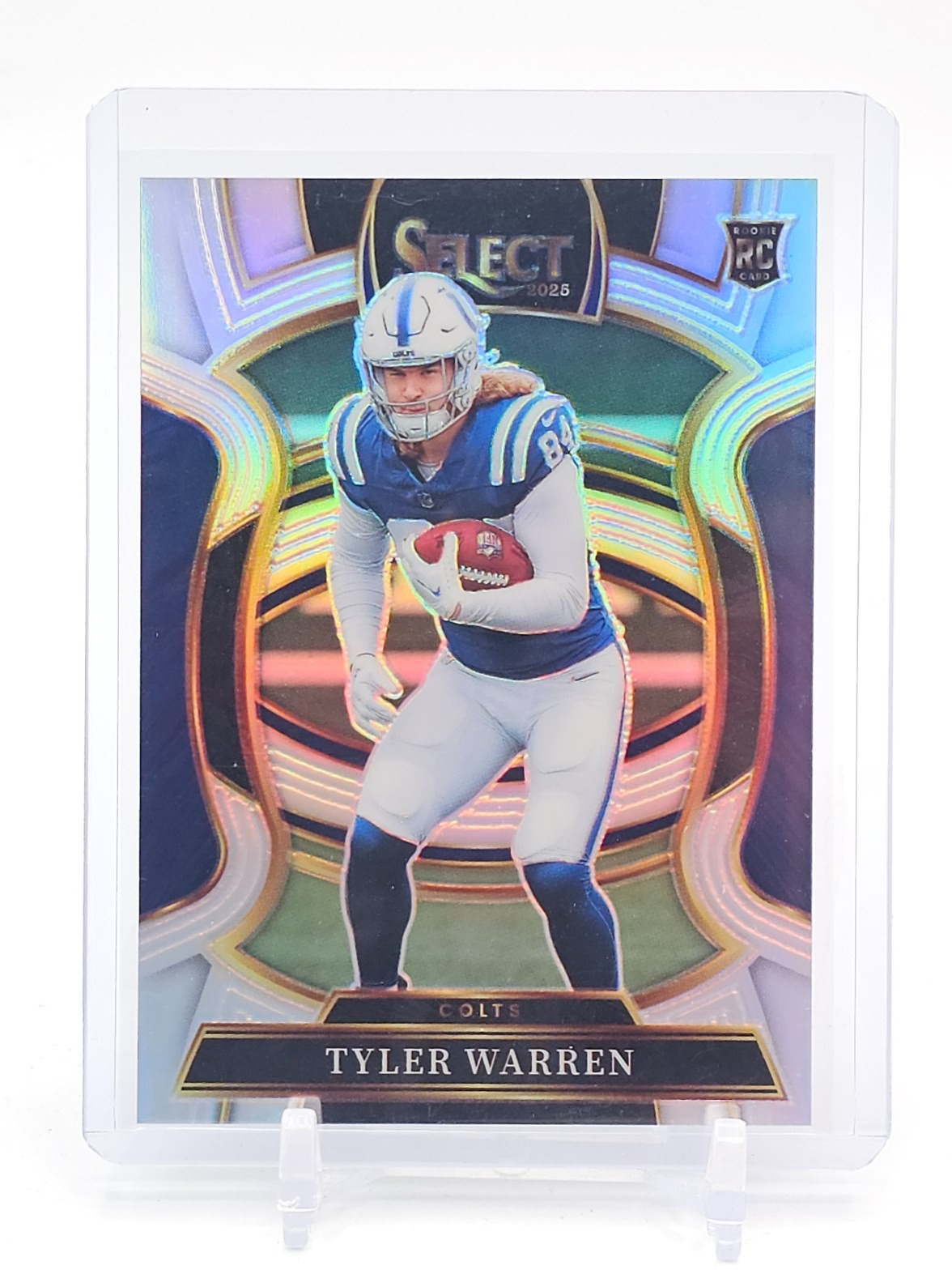 TYLER WARREN 2025 SELECT SILVER CONCOURSE ROOKIE RC #33 COLTS FOOTBALL Q0154