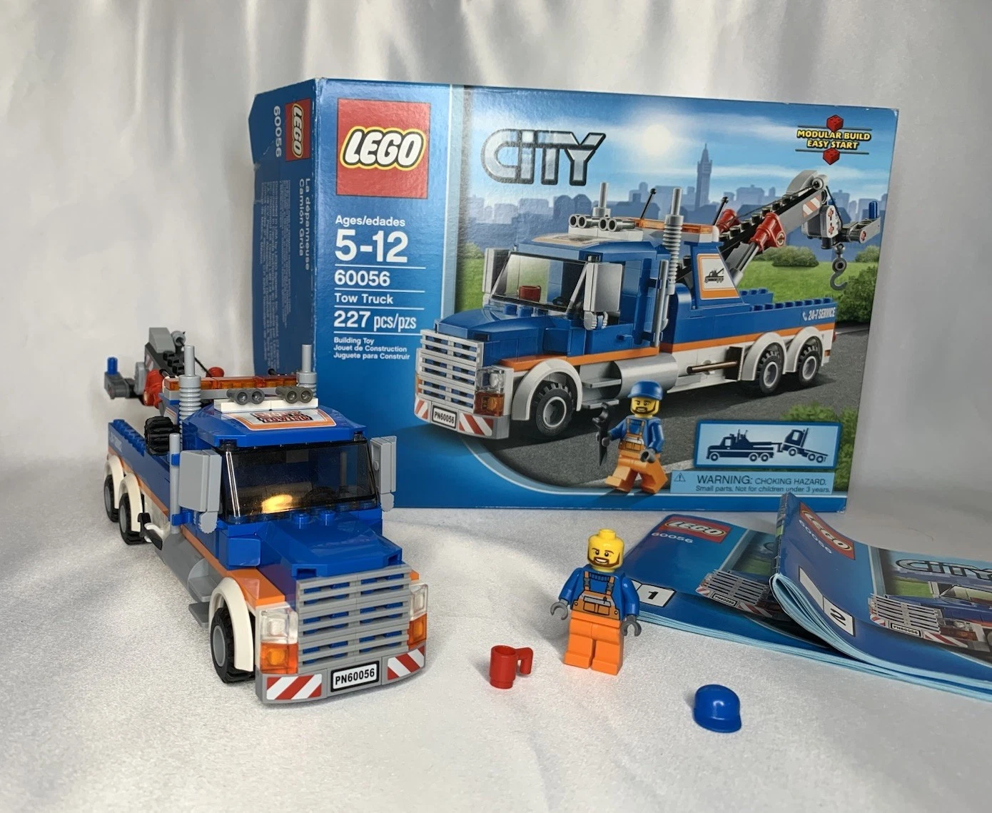 LEGO City: Tow Truck (60056) Complete Retired Set + Box & Instructions