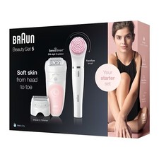 Braun Silk- pil Wet  Dry 5 5-895 Beauty Set, Women Epilator for Hair Removal