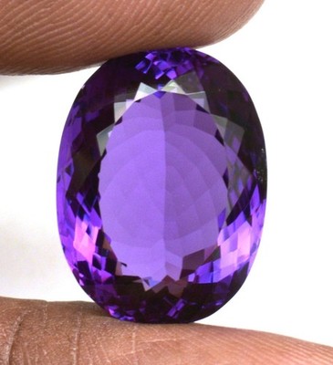 Certified Natural 98.45 Ct Beautiful Purple Amethyst Oval Shape gemstone