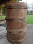 Antique 19th Century Geo. Meldrum & Co. Old Gov't Brand Coffee Shipping Barrel  — photo 3