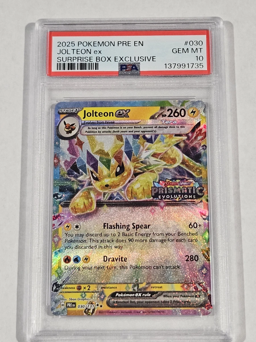 Jolteon Pokémon TCG Professional Sports Authenticator (PSA) Grade