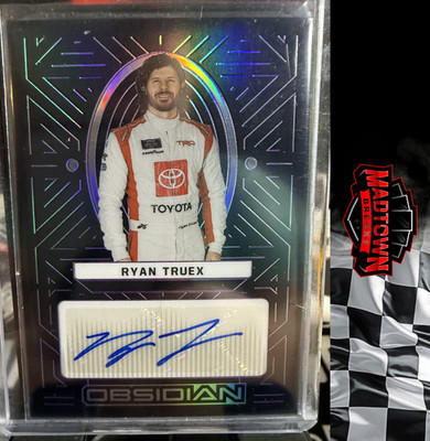 2023 Chronicles #RT Ryan Truex Obsidian Signatures Electric Etch Purple