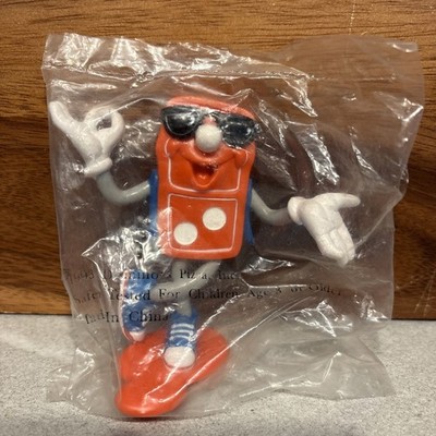 Vintage 1993 Domino's Pizza Donny Donimo PVC Dancing Man with Sunglasses NEW