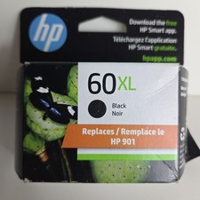 NEW GENUINE - HP 60XL BLACK INK - CC641WN - Sealed Box Expired