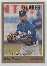 2019 Topps Heritage Minor League Edition Gold 13/15 Jeter Downs #39 0x1j